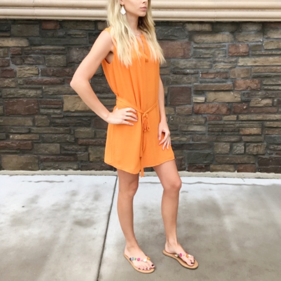 Color Pop Sheath Dress - Orange Pepper - Picture 2 of 5